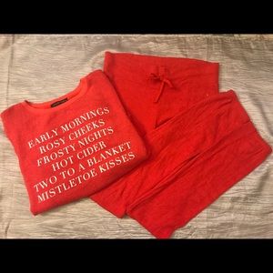 WILDFOX Crewneck and Pant Set